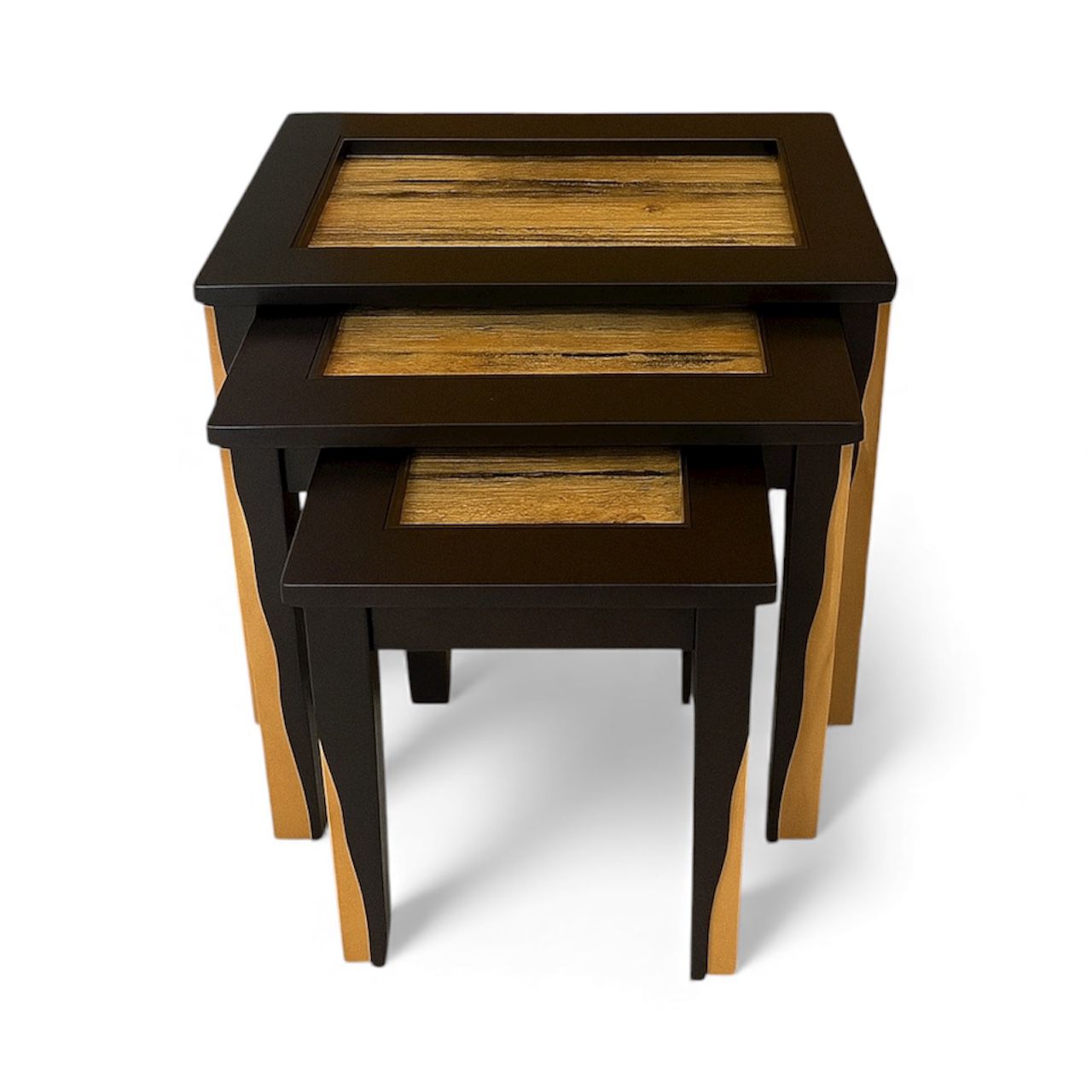 Wooden Nesting Table Set Wr-n017