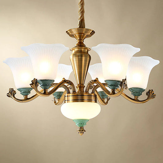 Glass Pendant Chandelier 6601