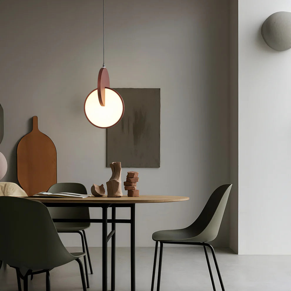 Contemporary Scandinavian Round LED Pendant Light S120A