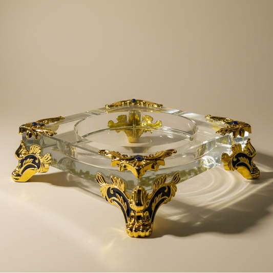 Royal Crystal & Metal Display Tray Li26/5