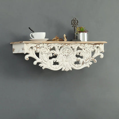 French Country Floating Shelf Wooden Decor Art Wall Shelf A083
