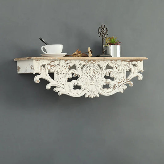 French Country Floating Shelf Wooden Decor Art Wall Shelf A083