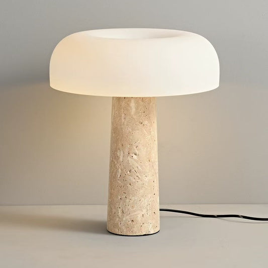Travertine Mushroom Table Lamp RT8028