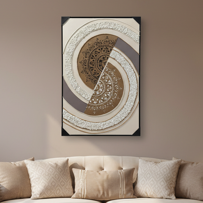 Textured Abstract Wall Art – 80 × 120 cm C2486B