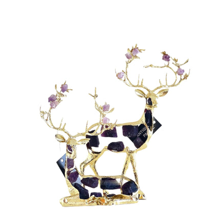 Exclusive Gold Reindeers Set of 2 FYPC-9