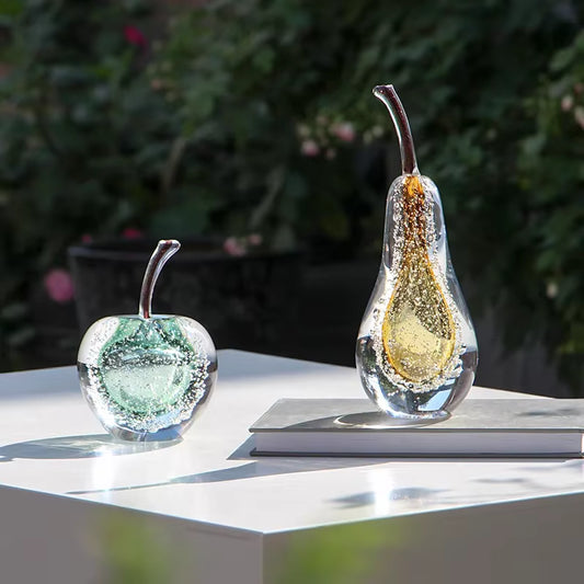 Pear & Apple Sculpture Li26/54, Li26/55