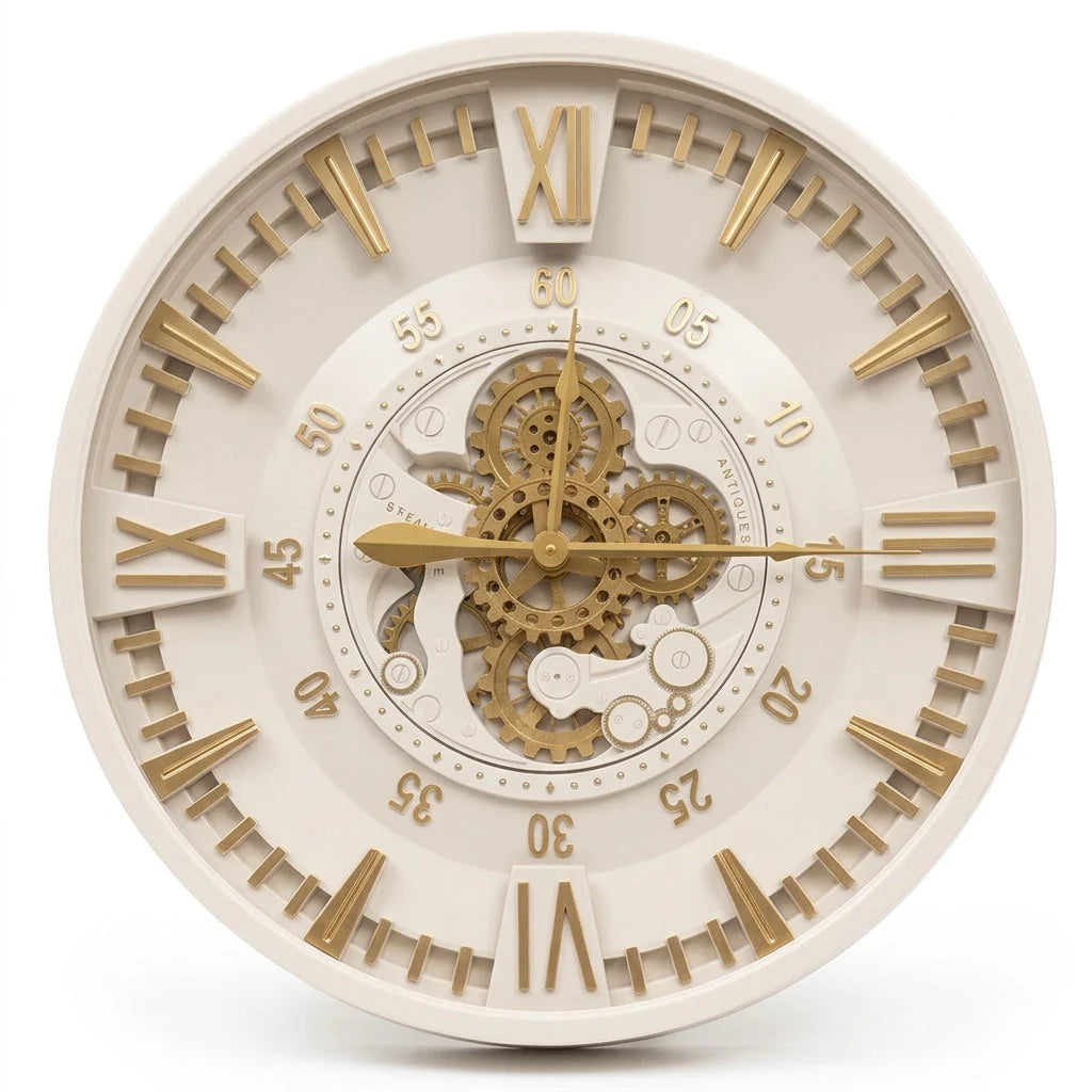 Westbury Moving Gear Wall Clock 75029-1