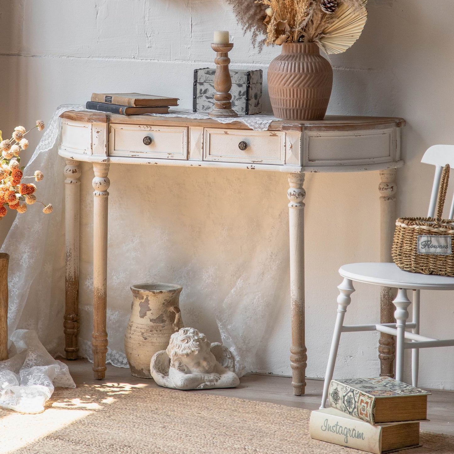 Vintage Style Console Table A2636