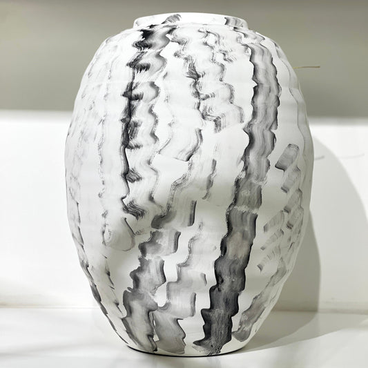White & Black Vase
