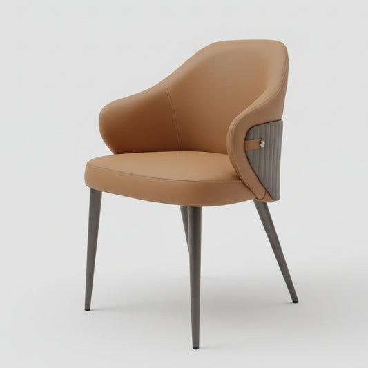 Modern Upholstered Leather Armless Dining Chair 875