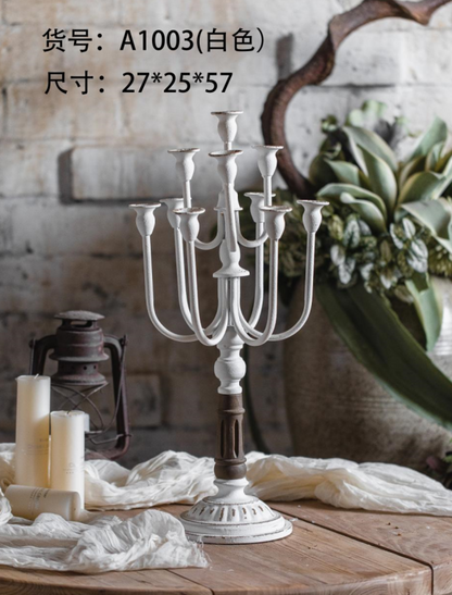 10-Arms Decorative Candle Holders