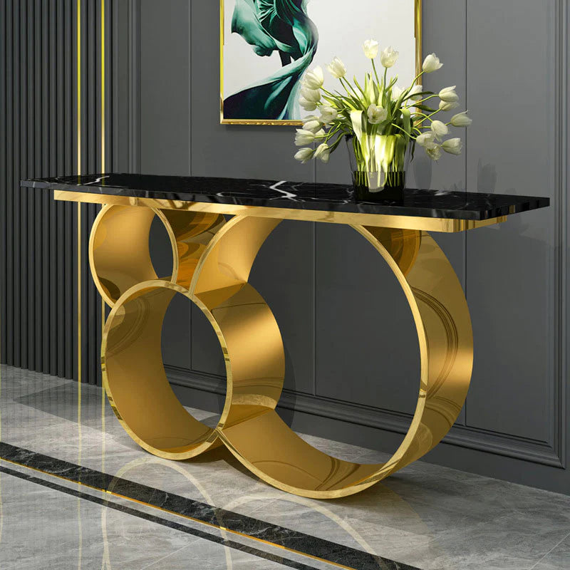 Black Marble Console Table 551