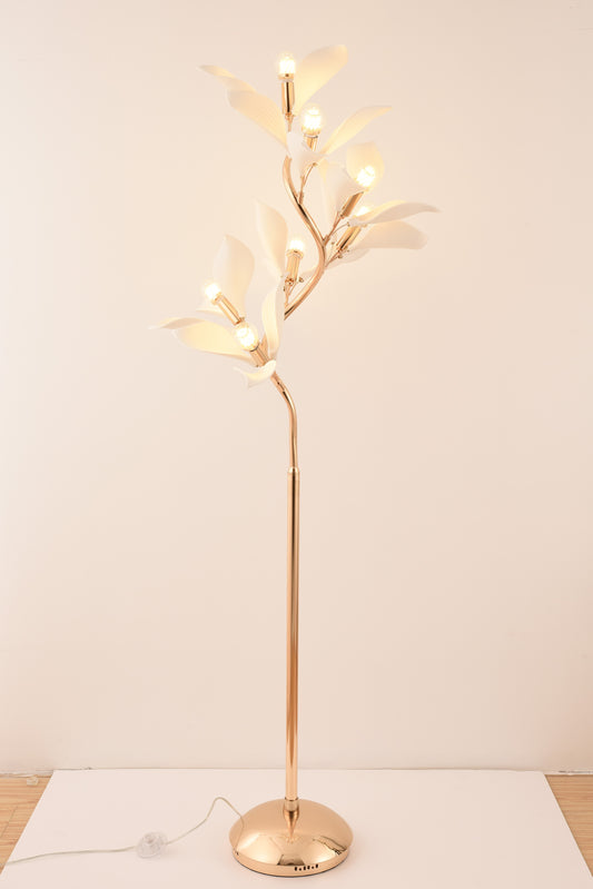 Murano Glass Petals Blooming Floor Light 6778/7L