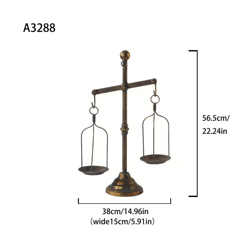 European Classic Iron Candle Holder A3288