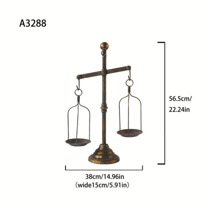 European Classic Iron Candle Holder A3288
