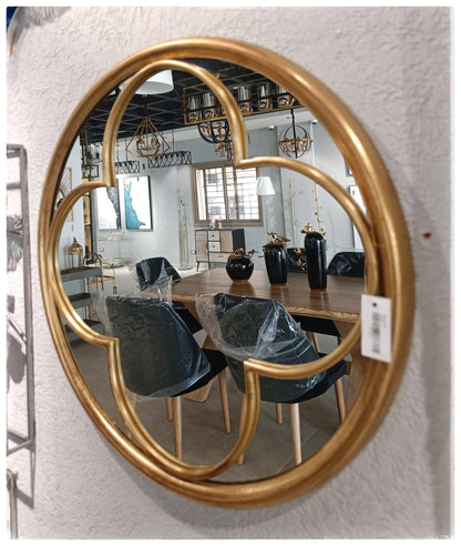 Iron Round Wall Mirror