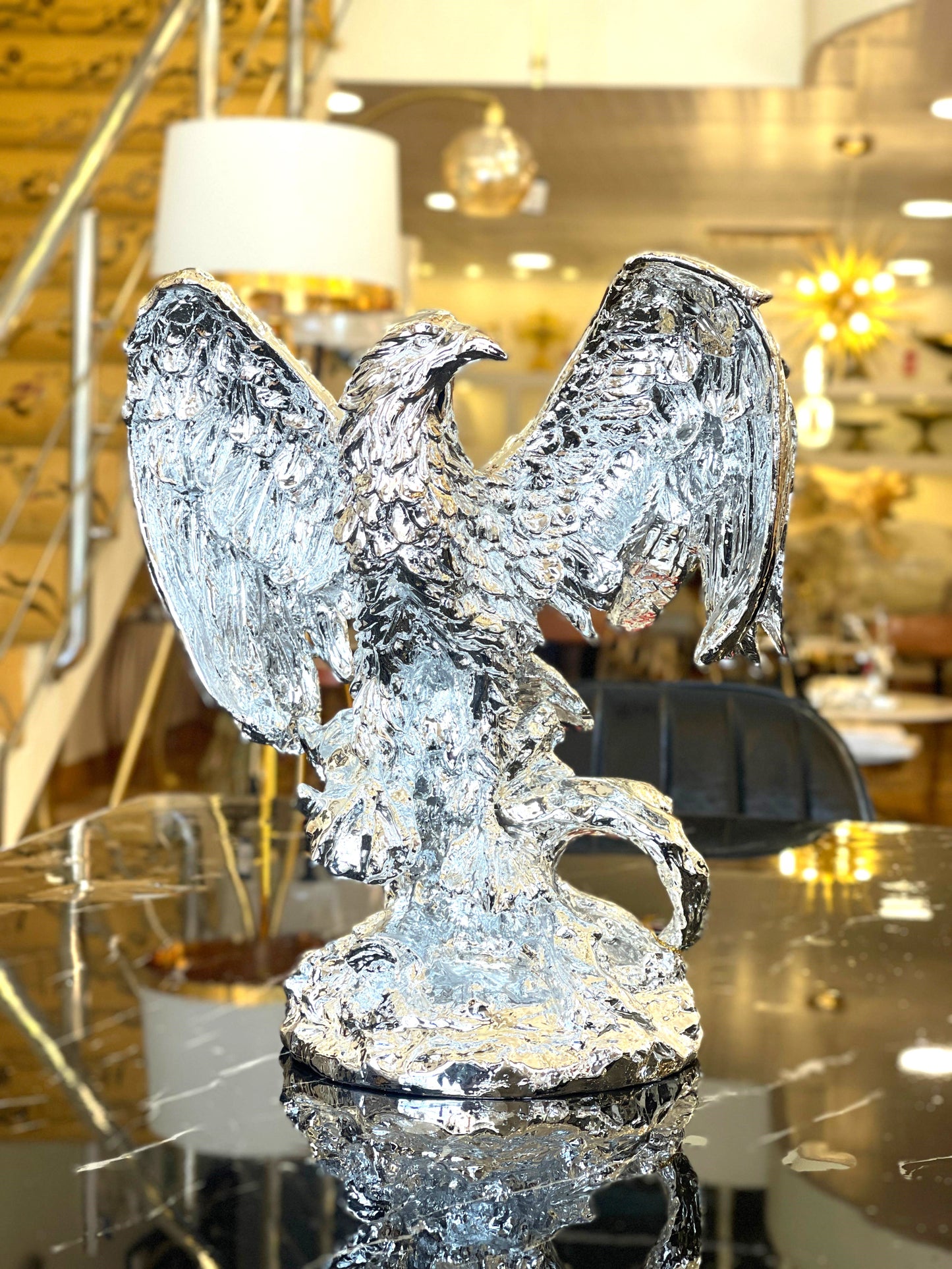 Resin Eagle Sculpture A237-2