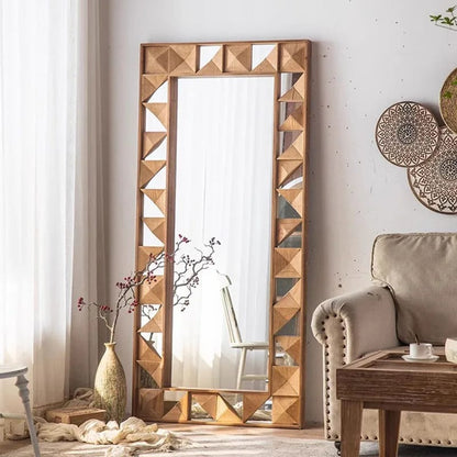 Magnifying Wall Mirror Rectangle Large Design Aesthetic Mirror