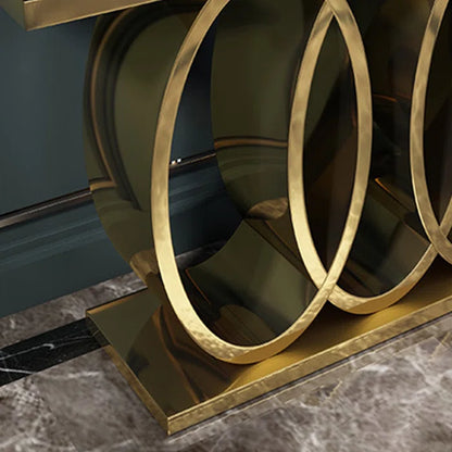 Luxury Nordic Design Console Table 140X40 Shiny Gold