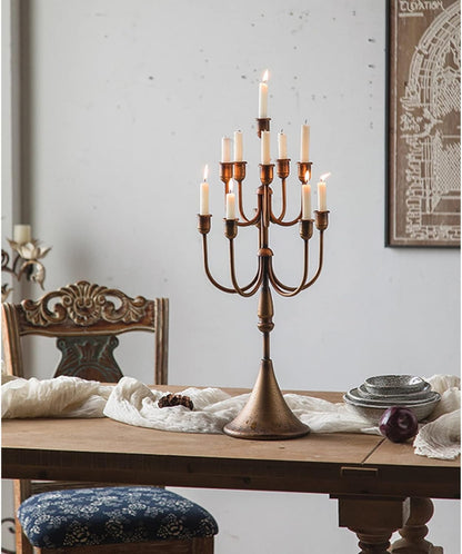 11-Arms Dining Table Vintage Candle Holder