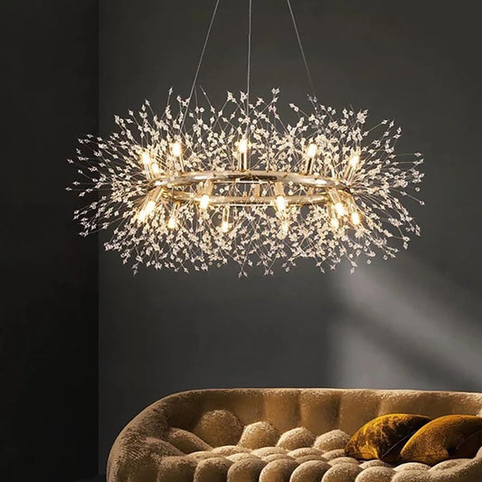 Modern Gold Crystal Chandelier 9003