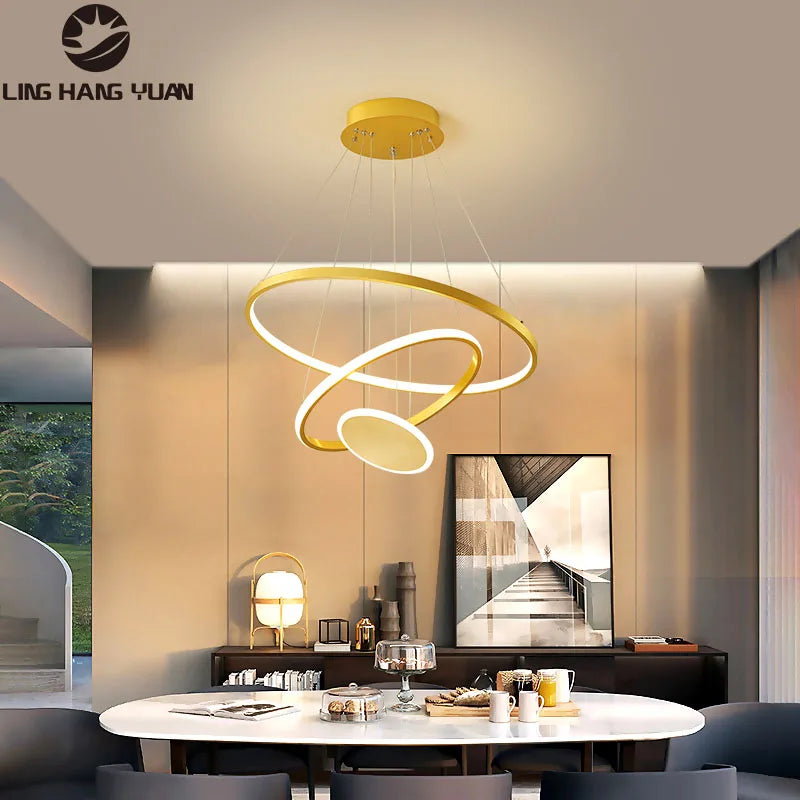 3-Rings Modern LED Chandelier 6016/3