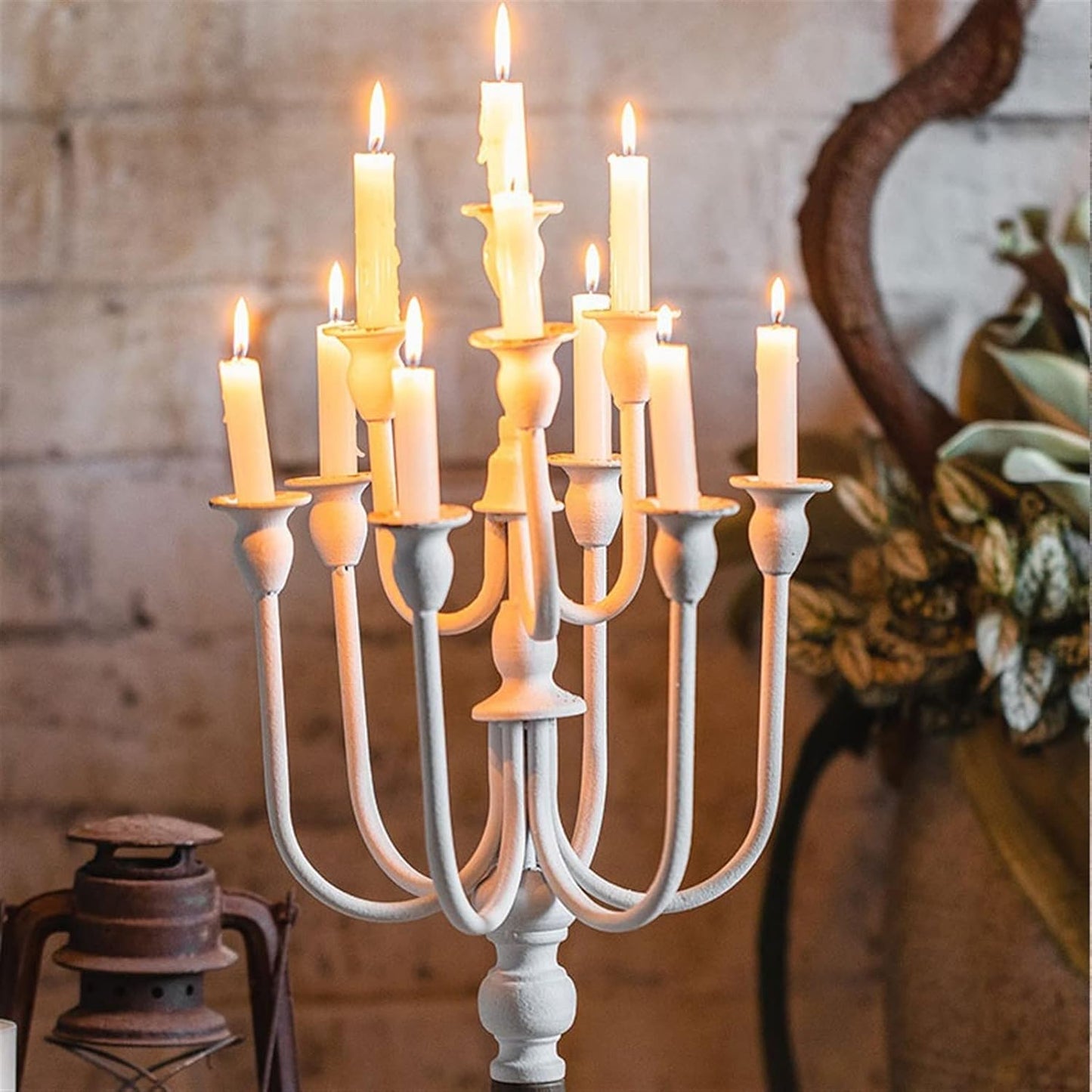 Metal Candle Holder A1003/WH