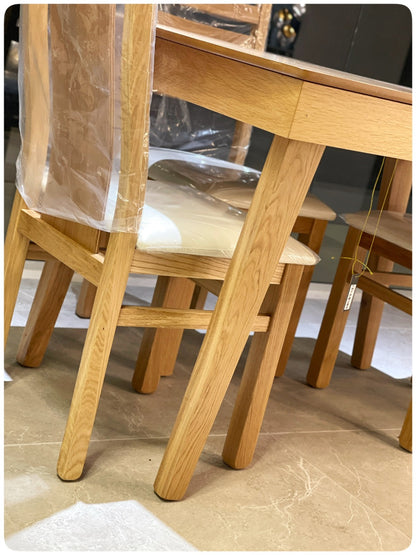 Wood Dining Table 4-chairs