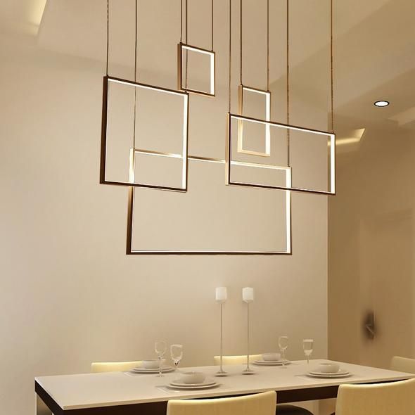 5-SQUARE PENDANT LIGHTS