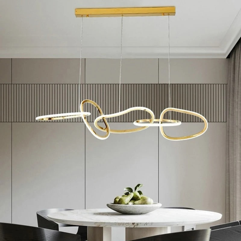 Postmodern Minimalist LED Chandelier