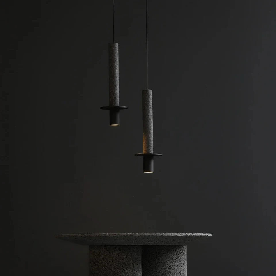 Cement Pendant Light T09/SBK