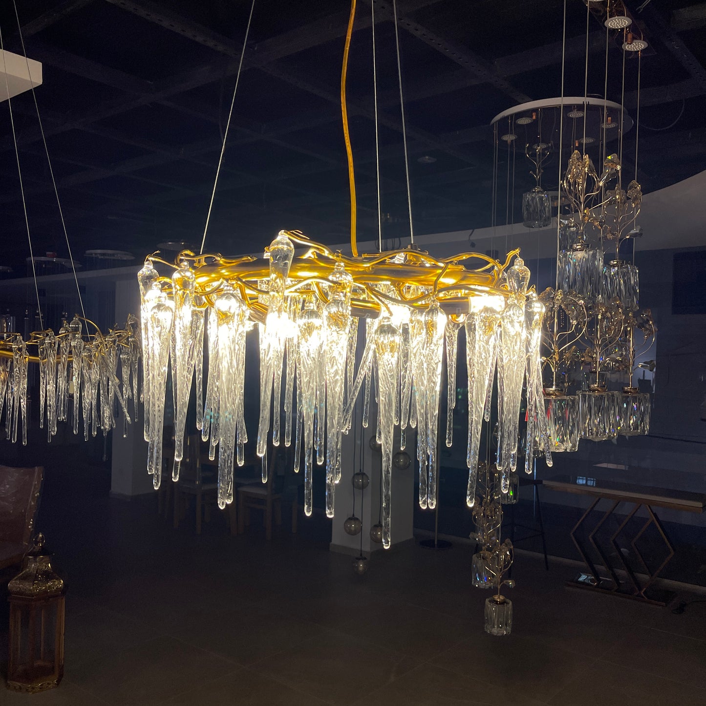 Modern Crystal Raindrop Chandelier 7019/S