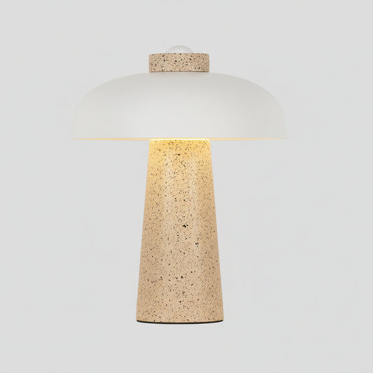 Travertine Mushroom Table Lamp RT8012-S-WH