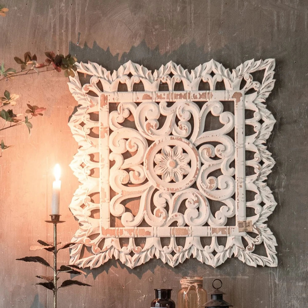 Carved Wooden Wall Art A600