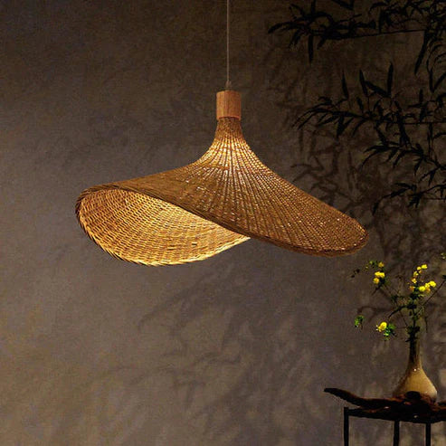 Rattan Pendant Light 7046-1D