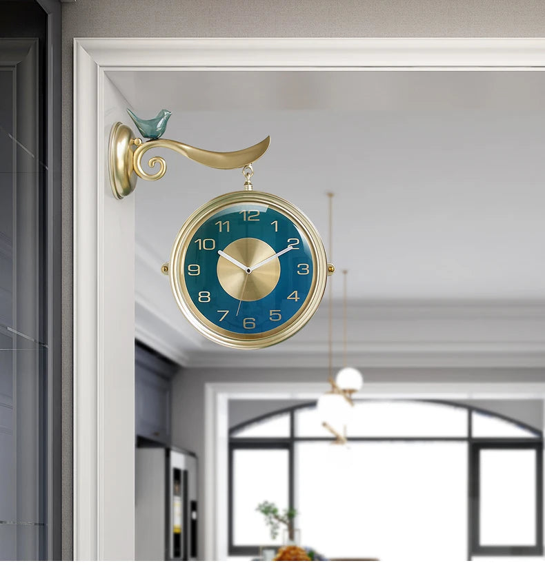 Double Sided Wall Clock B8515-1