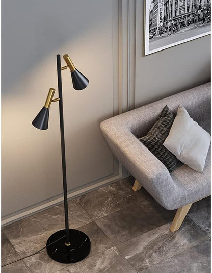 Horn Shade Floor Lamp RL9236-BK