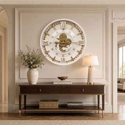 Westbury Moving Gear Wall Clock 75029-1