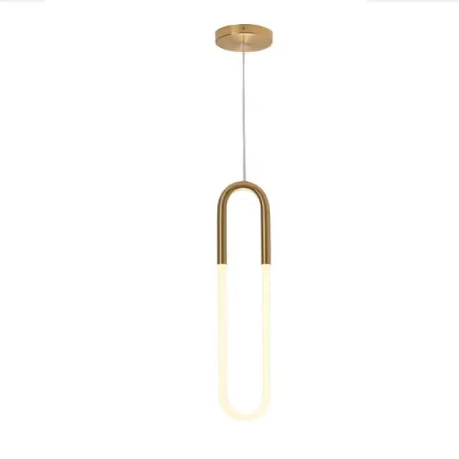 Modern U-shaped Pendant Light V53/GD/500
