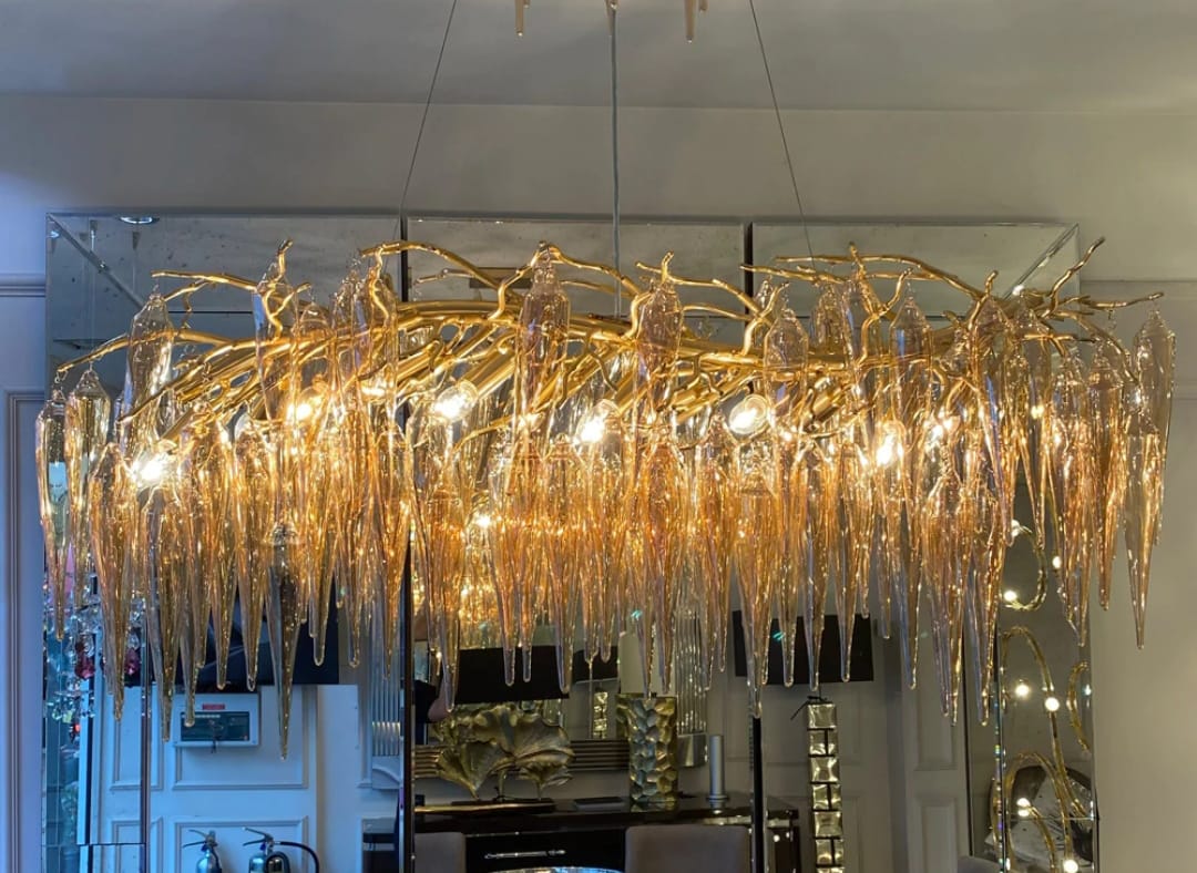 Fire and Ice Chandelier