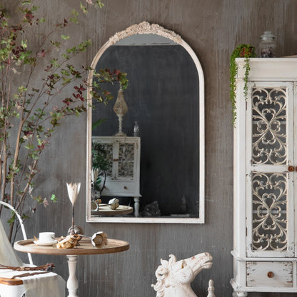 French Provincial Arched Wall Mirror A1523