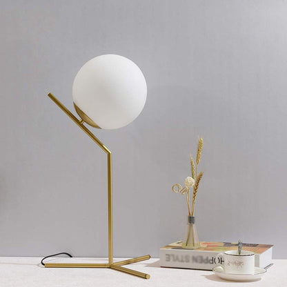 Glass Ball Table Lamp