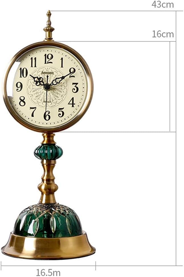 Table Clock With Candle Stand Set 6802-1 / 6882-2