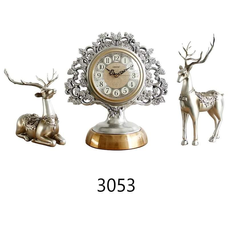 Table Clock & Deer Decoration A1590Y