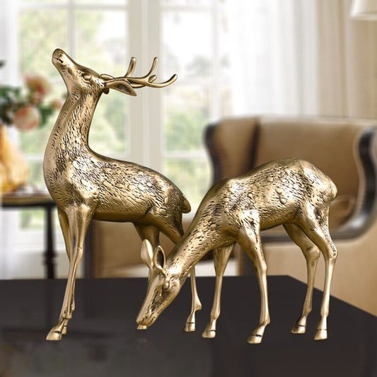 Copper deer figures  18-160TP/18-161TP