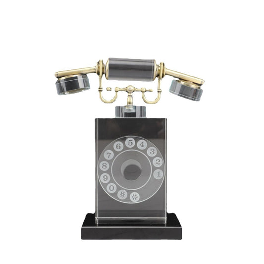 Vintage crystal telephone decoration