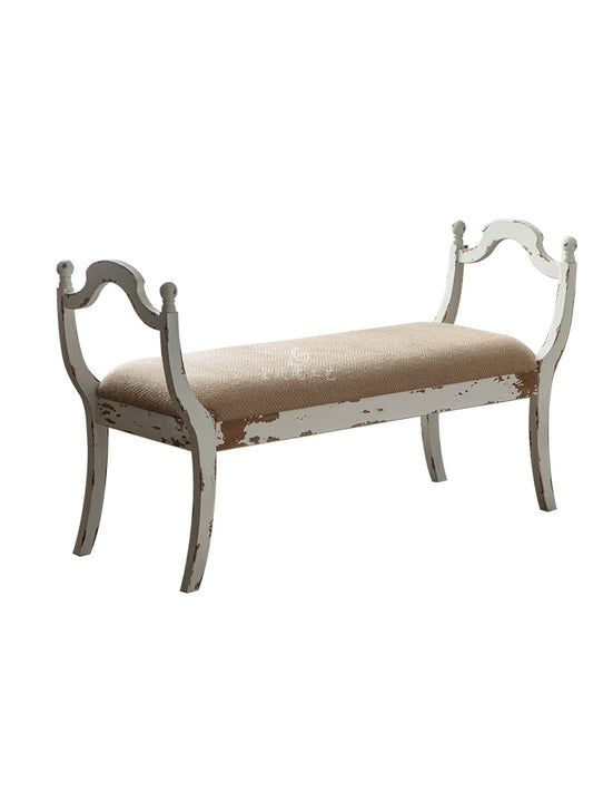 Carved French Style Bench A1504