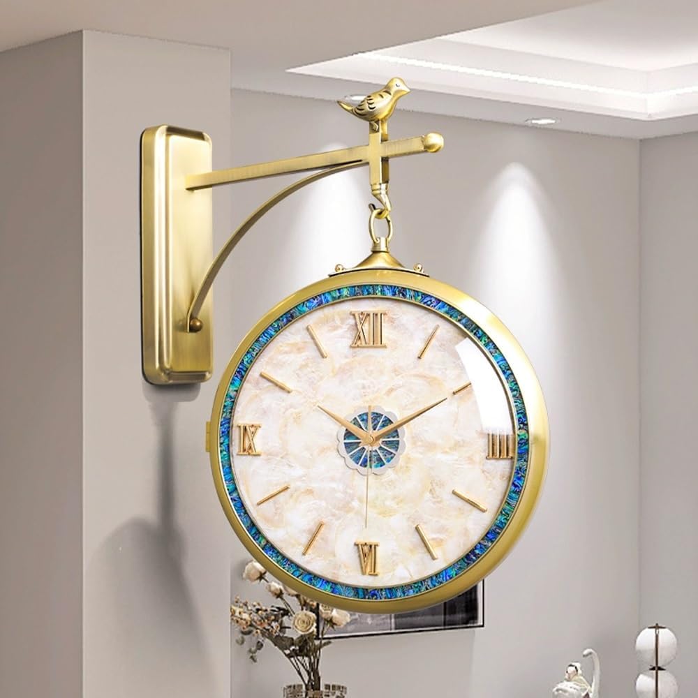 Double Sided Wall Clock 8524Y