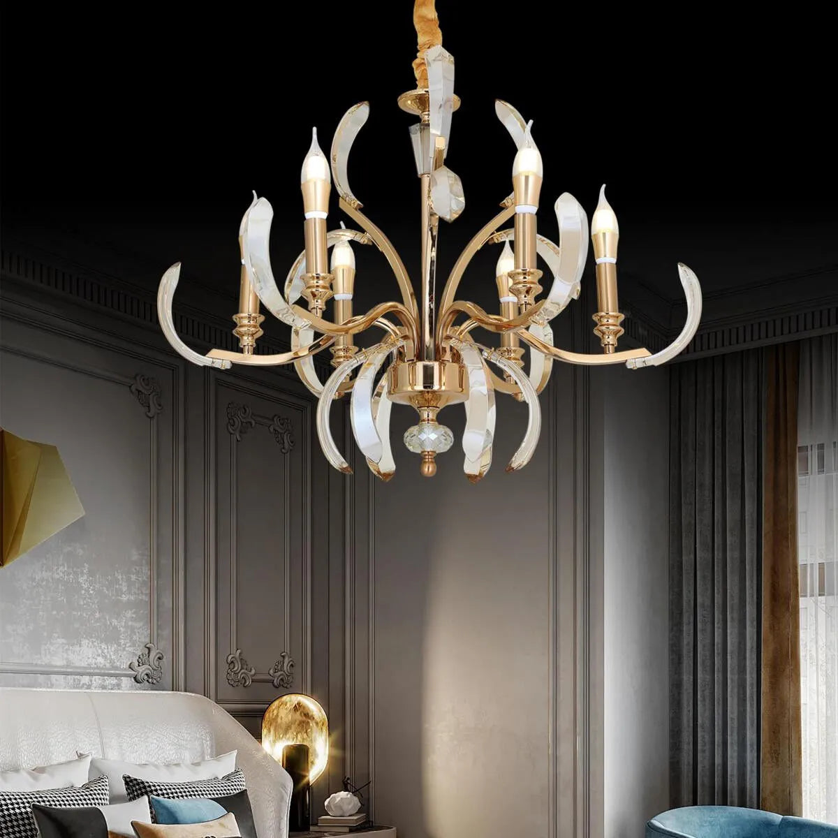 Regency Crystal Candle Chandelier 366