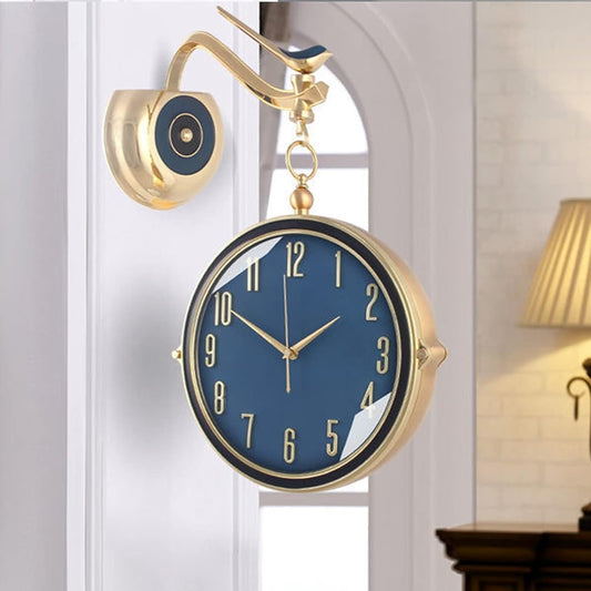 European Double-Sided Wall Clock